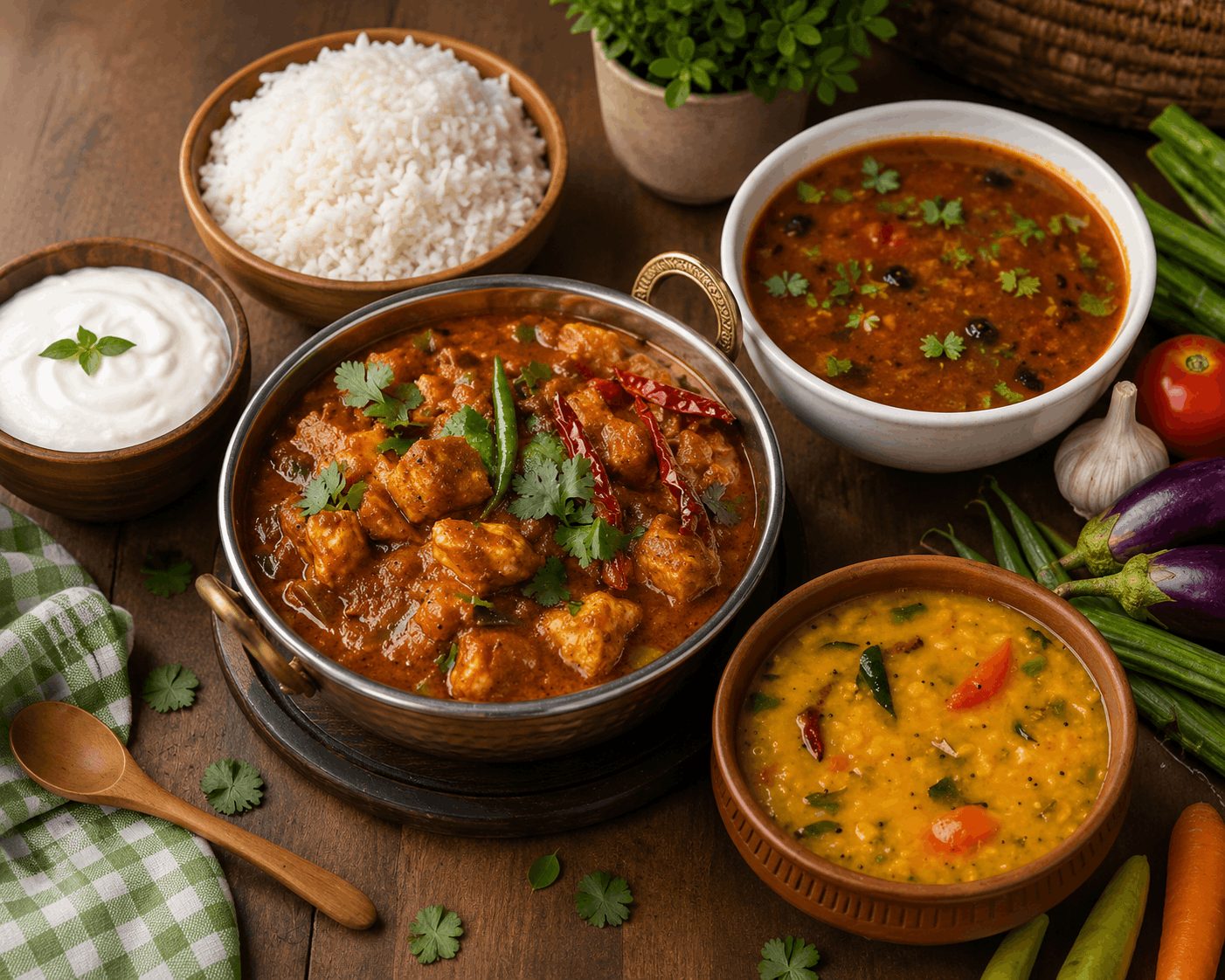 Rice with Chicken Curry Mini