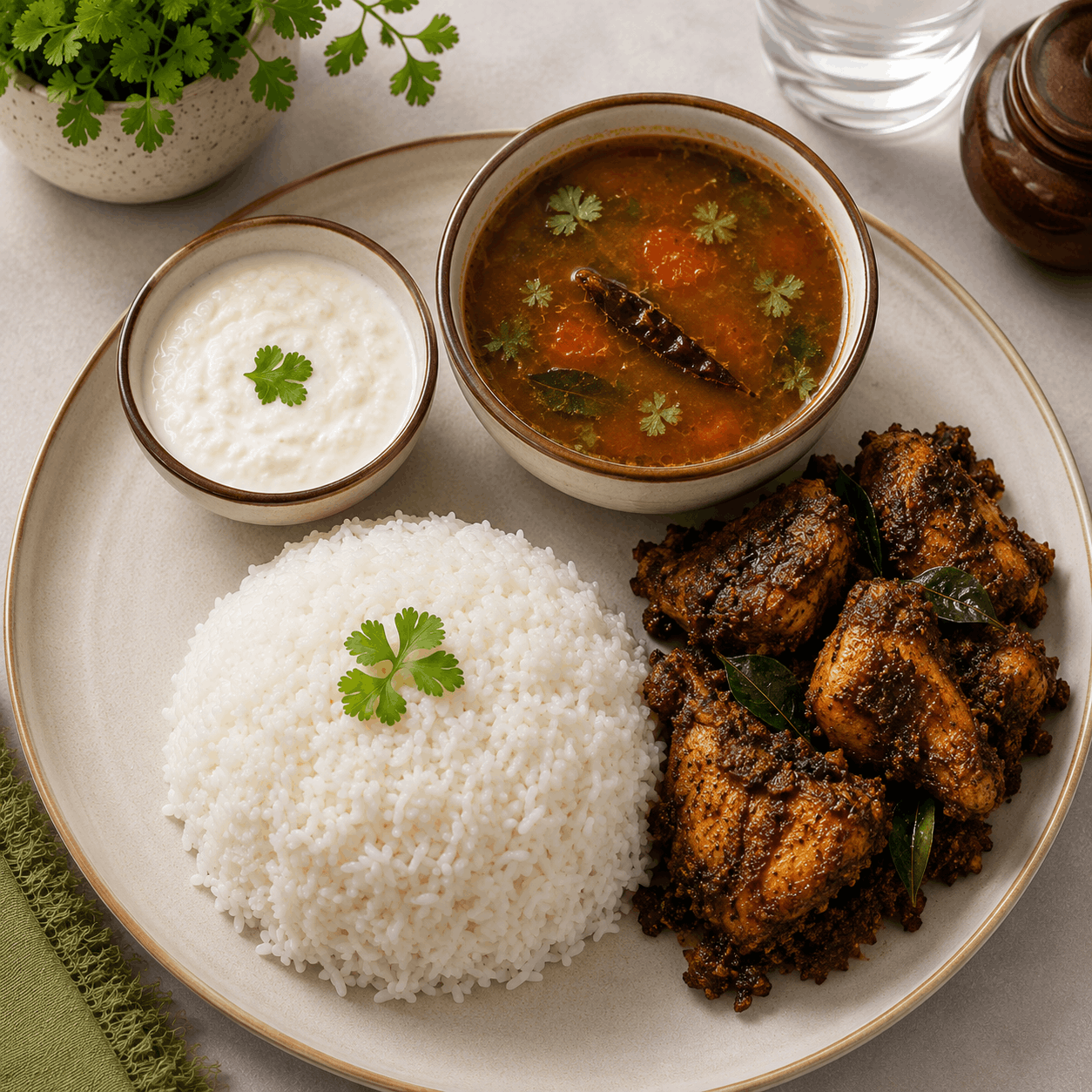 White Rice with Natukodi Mini
